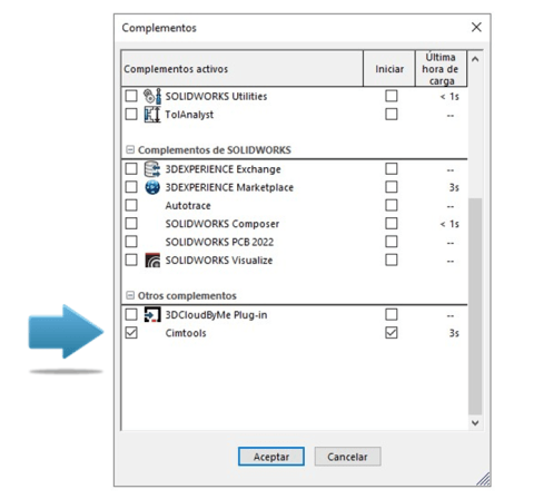 Cómo instalar las CIMTOOLS para SolidWorks