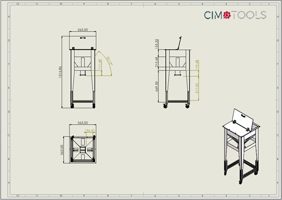 Función Eliminar cotas colgantes de CIMTOOLS para SolidWorks